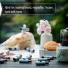 imageMr Pen Squeeze and Lock Bread Bag Clips 8 Pack Cool Autumn Colors Squeeze and Lock Bread Clips ReusableCool Tones