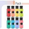 imageMr Pen Squeeze and Lock Bread Bag Clips 8 Pack Cool Autumn Colors Squeeze and Lock Bread Clips ReusableCrayon Colors