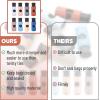 imageMr Pen Squeeze and Lock Bread Bag Clips 8 Pack Cool Autumn Colors Squeeze and Lock Bread Clips ReusableMulticolor