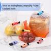 imageMr Pen Squeeze and Lock Bread Bag Clips 8 Pack Cool Autumn Colors Squeeze and Lock Bread Clips ReusableRainbow Vibe