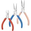 imageMr Pen Jewelry Pliers Set 3 Pack Candy Colors Rubber Handle ampamp Ergonomic Design Mini Pliers for Jewelry Making Tools Small Wire Cutters for CraftingMulticolor 1