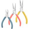 imageMr Pen Jewelry Pliers Set 3 Pack Candy Colors Rubber Handle ampamp Ergonomic Design Mini Pliers for Jewelry Making Tools Small Wire Cutters for CraftingMulticolor 2