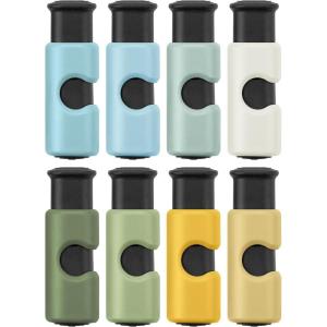 imageMr Pen Squeeze and Lock Bread Bag Clips 8 Pack Cool Autumn Colors Squeeze and Lock Bread Clips ReusableSunlit Desert