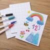 imageMr Pen Blank Puzzle 10 Pack 48Piece Rectangle ampamp 75Piece Heart Shaped All White Puzzle Blank Puzzles to Draw onWhite