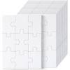imageMr Pen Blank Puzzle 10 Pack 48Piece Rectangle ampamp 75Piece Heart Shaped All White Puzzle Blank Puzzles to Draw onWhite