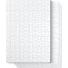 imageMr Pen Blank Puzzle 10 Pack 48Piece Rectangle ampamp 75Piece Heart Shaped All White Puzzle Blank Puzzles to Draw onWhite