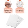 imageMr Pen Blank Puzzle 10 Pack 48Piece Rectangle ampamp 75Piece Heart Shaped All White Puzzle Blank Puzzles to Draw onWhite