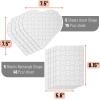 imageMr Pen Blank Puzzle 10 Pack 48Piece Rectangle ampamp 75Piece Heart Shaped All White Puzzle Blank Puzzles to Draw onWhite Rectangle  Heart