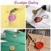imageSealing Wax 12 Pcs Assorted Colors Wax Sticks Sealing Wax Seal Sticks Wax Sticks for Stamp Seals Seal Wax Stamp Wax Envelope Sealer Wax