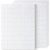 imageMr Pen Blank Puzzle 10 Pack 48Piece Rectangle ampamp 75Piece Heart Shaped All White Puzzle Blank Puzzles to Draw onWhite