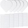 imageMr Pen Blank Puzzle 10 Pack 48Piece Rectangle ampamp 75Piece Heart Shaped All White Puzzle Blank Puzzles to Draw onWhite Rectangle  Heart