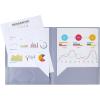 imageMr Pen Plastic Folders with Pockets 5 Pack Letter Size Lavender Twilight Colors Pocket Folders for School