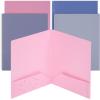 imageMr Pen Plastic Folders with Pockets 5 Pack Letter Size Lavender Twilight Colors Pocket Folders for School