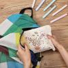 imageMr Pen 2Pack Boho Theme Bible Pencil Pouch Floral Pencil Bag Pen Case Pen Pouch Pencil Pouches Pencil Bags School Pencil Case