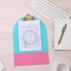 imageMr Pen Acrylic Clipboard 127quot x 9quot BluePink Acrylic Clipboards Art Clipboard Drawing Board Clips Pink Clipboard Cute Clipboard Lap Board Cute Clipboards for Women