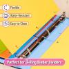 imageMr Pen Binder Dividers 6 Tab Dividers Pack of 2 Sets 12 Dividers Total Dividers Plastic Dividers for 3 Ring Binder Binder Dividers with Tabs Binder Tabs 3 Ring Binder DividersYellow