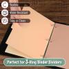 imageMr Pen Binder Dividers 6 Tab Dividers Pack of 2 Sets 12 Dividers Total Dividers Plastic Dividers for 3 Ring Binder Binder Dividers with Tabs Binder Tabs 3 Ring Binder DividersGreen