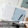 imageMr Pen Binder Dividers 6 Tab Dividers Pack of 2 Sets 12 Dividers Total Dividers Plastic Dividers for 3 Ring Binder Binder Dividers with Tabs Binder Tabs 3 Ring Binder DividersPurple