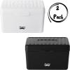 imageMr Pen Index Card Holder 2 Pack 3x5 Index Card Box Note Card Holder Flash Card Box Index Card Holder Box Note Card Box Flash Card Holder Notecard Box Notecard Holder Flash Card Organizer