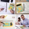 imageMr Pen Mechanical Switch Calculator 12Digits Large LCD Display Sunlit Shades Calculator Big Buttons Mechanical Calculator Calculators Desktop Calculator Cute Calculator Aesthetic Calculator