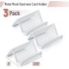 imageMr Pen Metal Mesh Business Card Holders 3 Pack Grey Business Card Holder for Desk Metal Business Card Holder Display Business Card Stand Desk Business Card Holder Desk Card HolderWhite