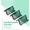 imageMr Pen Metal Mesh Business Card Holders 3 Pack Grey Business Card Holder for Desk Metal Business Card Holder Display Business Card Stand Desk Business Card Holder Desk Card HolderBlack