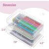 imageMr Pen Pencil Box 2 Pack Green ampamp Orange Plastic Pencil Box Case Pencil Case Crayon Box Pencil Case for Kids Clear Pencil Case Plastic Pencil Case Hard Pencil Case School Supply BoxClear