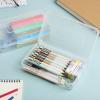 imageMr Pen Pencil Box 2 Pack Green ampamp Orange Plastic Pencil Box Case Pencil Case Crayon Box Pencil Case for Kids Clear Pencil Case Plastic Pencil Case Hard Pencil Case School Supply BoxClear