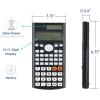 imageMr Pen Scientific Calculator  Solar Powered 2 Line Display Fraction ampamp Statistics Calculations for School College ampamp High School Use1 Pack
