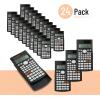 imageMr Pen Scientific Calculator  Solar Powered 2 Line Display Fraction ampamp Statistics Calculations for School College ampamp High School Use24 Pack
