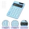 imageMr Pen Standard Function Calculator 12 Digits Small Calculator Light Blue Solar Calculator Pocket Calculator Simple Calculator Basic Office Calculators Solar Handheld CalculatorLight Blue