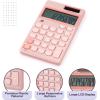 imageMr Pen Standard Function Calculator 12 Digits Small Calculator Light Blue Solar Calculator Pocket Calculator Simple Calculator Basic Office Calculators Solar Handheld CalculatorLight Pink