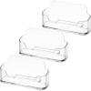 imageMr Pen Acrylic 3 Pack Plastic Business Card Holder Display Stand for Desk