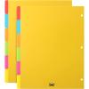 imageMr Pen Binder Dividers 6 Tab Dividers Pack of 2 Sets 12 Dividers Total Dividers Plastic Dividers for 3 Ring Binder Binder Dividers with Tabs Binder Tabs 3 Ring Binder DividersYellow