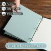 imageMr Pen 3 Ring Binder Dividers with Tabs 2 Sets 6 PackSet Letter Size Earthlight Colors Plastic 6 Tab Dividers for 3 Ring Binder with 12 pcs Labels