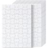 imageMr Pen Blank Puzzle 10 Pack 48Piece Rectangle ampamp 75Piece Heart Shaped All White Puzzle Blank Puzzles to Draw onWhite