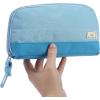 imageMr Pen Fabric Pencil Case Pouch Blue Triangular Shape Pencil PouchBlue
