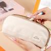 imageMr Pen Fabric Pencil Case Pouch Blue Triangular Shape Pencil PouchCream