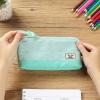 imageMr Pen Fabric Pencil Case Pouch Blue Triangular Shape Pencil PouchMint Green