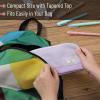 imageMr Pen Fabric Pencil Case Pouch Blue Triangular Shape Pencil PouchPurple