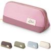 imageMr Pen Fabric Pencil Case Pouch Blue Triangular Shape Pencil PouchRose Pink