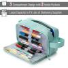 imageMr Pen Large Capacity Pencil Bag Blue Pencil Pouch School ampamp College Pencil CaseMint Green