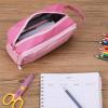 imageMr Pen Large Capacity Pencil Bag Blue Pencil Pouch School ampamp College Pencil CasePink