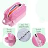 imageMr Pen Large Capacity Pencil Bag Blue Pencil Pouch School ampamp College Pencil CasePink
