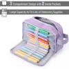 imageMr Pen Large Capacity Pencil Bag Blue Pencil Pouch School ampamp College Pencil CasePurple