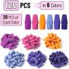 imageMr Pen Pencil Top Erasers 120 Pack 6 Different Twilight Pulse Colors LatexFree ampamp No Smudge Pencil Eraser Tops