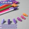 imageMr Pen Pencil Top Erasers 120 Pack 6 Different Twilight Pulse Colors LatexFree ampamp No Smudge Pencil Eraser Tops