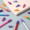 imageMr Pen Pencil Top Erasers 120 Pack 6 Different Twilight Pulse Colors LatexFree ampamp No Smudge Pencil Eraser Tops