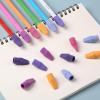 imageMr Pen Pencil Top Erasers 120 Pack 6 Different Twilight Pulse Colors LatexFree ampamp No Smudge Pencil Eraser Tops