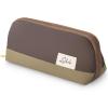 imageMr Pen Fabric Pencil Case Pouch Blue Triangular Shape Pencil PouchBrown